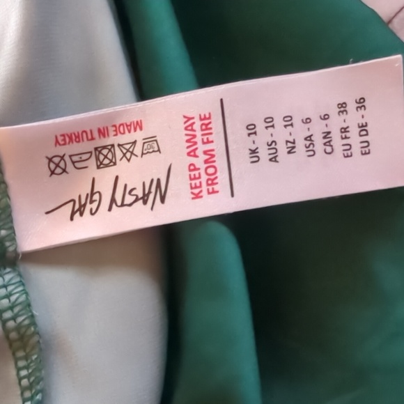 Nasty Gal Tiger Intimate Pajamas Shirt Top Size 6 - Picture 4 of 5